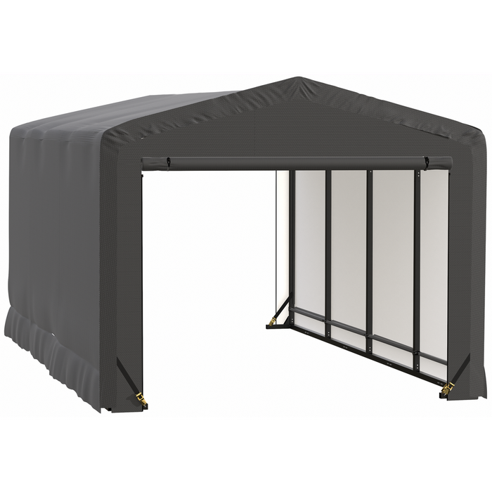 Shelterlogic Sheltertube Wind And Snow-Load Rated Garage, 10 x 18 x 8 Ft.