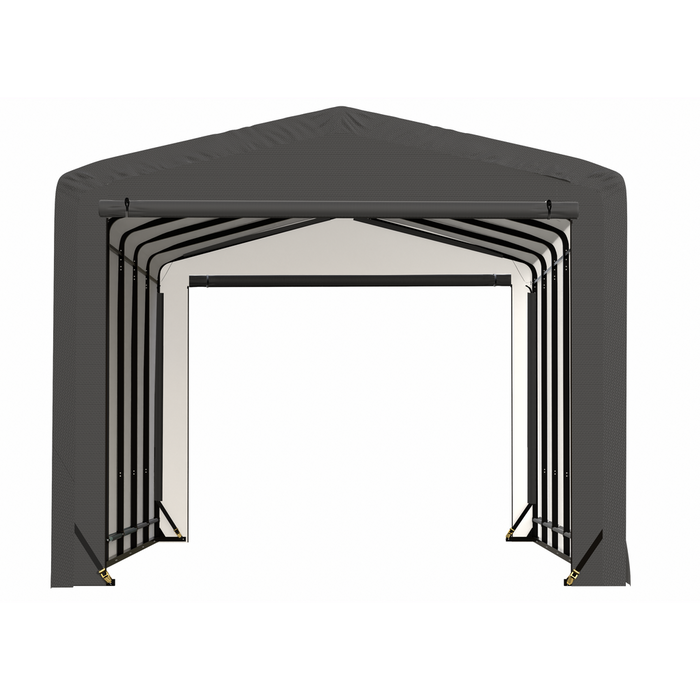 Shelterlogic Sheltertube Wind And Snow-Load Rated Garage, 12 x 27 x 10 Ft.