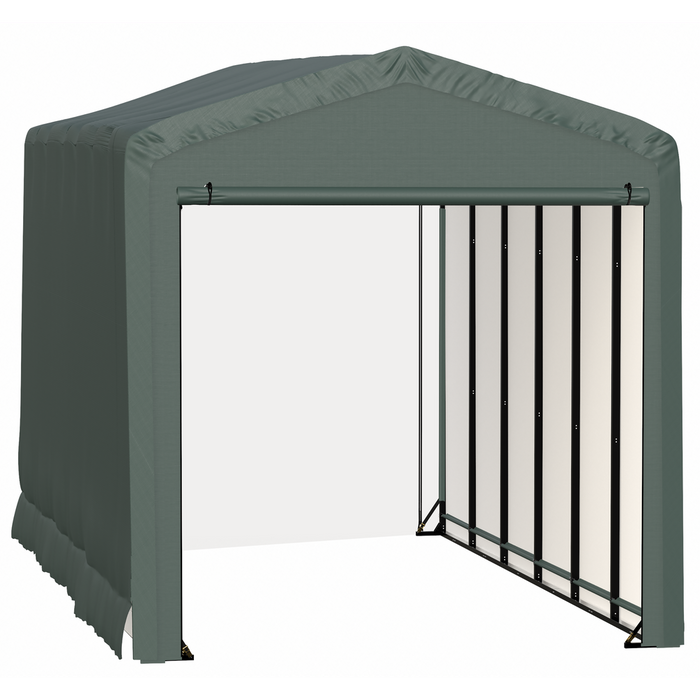 Shelterlogic Sheltertube Wind And Snow-Load Rated Garage, 14 x 27 x 16 Ft.