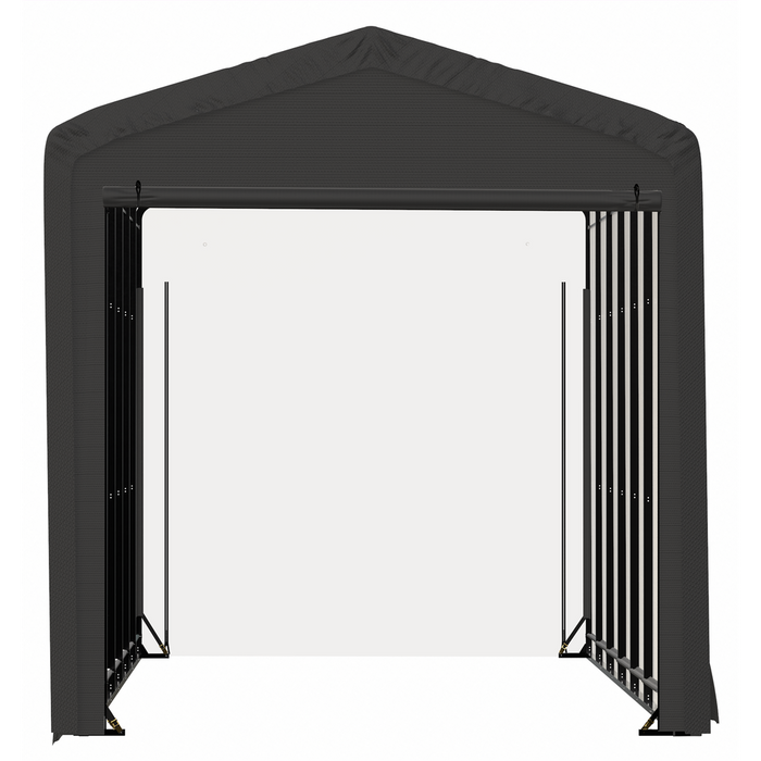 Shelterlogic Sheltertube Wind And Snow-Load Rated Garage, 14 x 32 x 16 Ft.