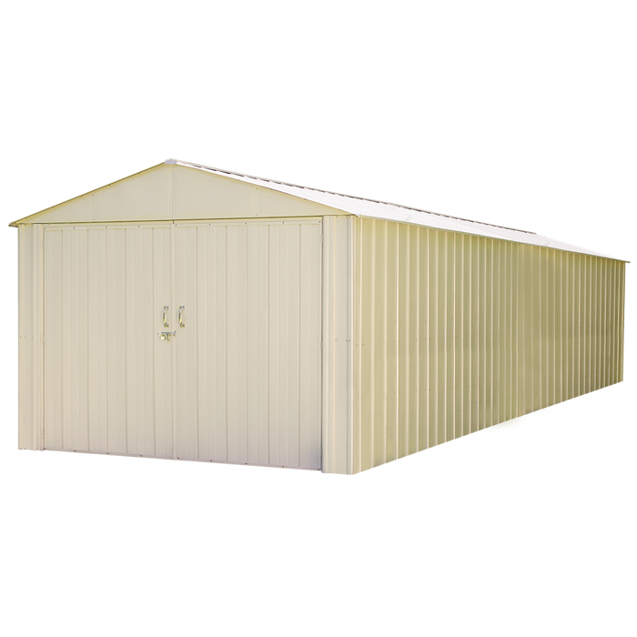 Arrow Commander Steel Storage Building In Eggshell