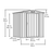 Arrow Ezee Steel Shed Galvanized Low 6 x 5 Ft. In Gable