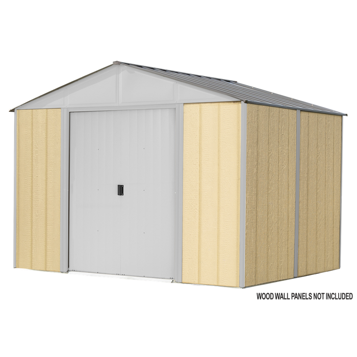 Arrow Ironwood Steel Hybrid Galvanized Shed Kit