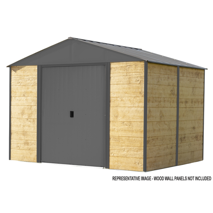 Arrow Ironwood Steel Hybrid Galvanized Shed Kit