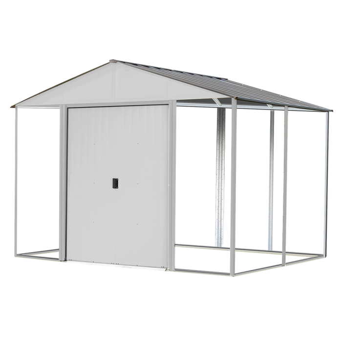 Arrow Ironwood Steel Hybrid Galvanized Shed Kit