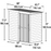 Arrow Shed-In-A-Box Steel Shed 6 x 4 Ft. In Galvanized Charcoal/Cream