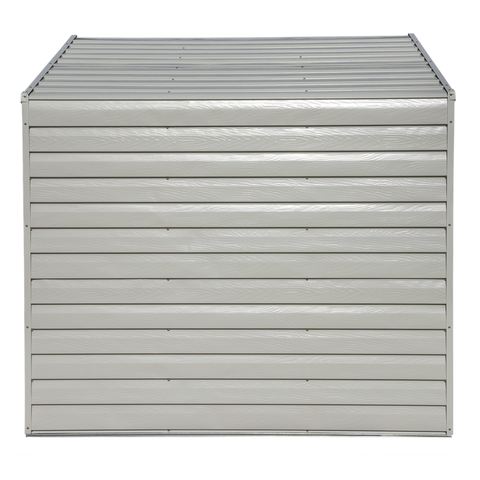 Arrow Yardsaver Steel Shed Pent Roof In Eggshell