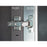 Newage Products Outdoor Kitchen Cabinets Slate Gray Aluminum 7-Piece Set With Kamado Cabinet And (2X) 32" Countertops