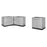 Newage Products Outdoor Kitchen Cabinets Stainless Steel 6-Piece Set With 90° Corner Shelf