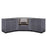 Newage Products Outdoor Kitchen Cabinets Slate Gray Aluminum 7-Piece Set With Kamado Cabinet And (2X) 32" Countertops