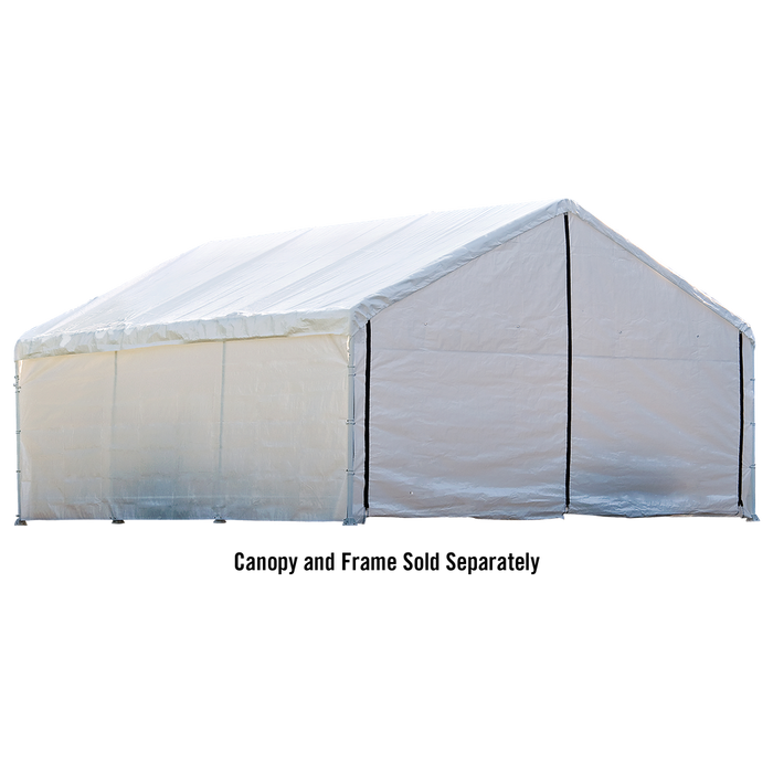 Shelterlogic Canopy Enclosure Kit 18 × 40 Ft. In White