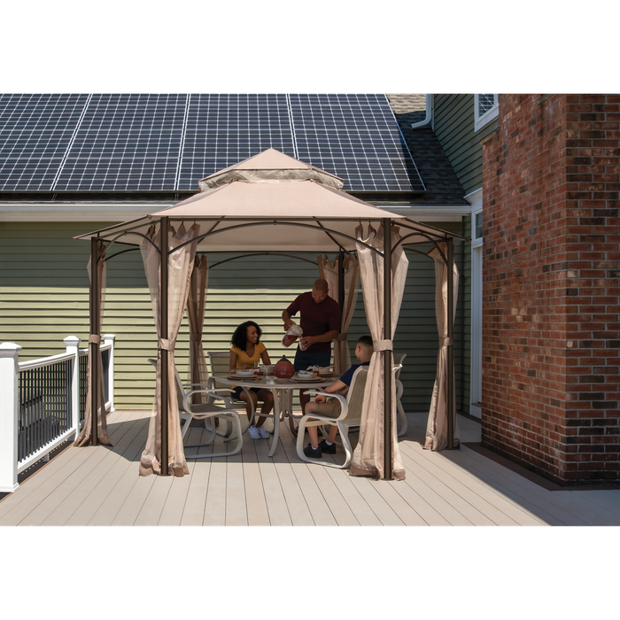 Shelterlogic Magnolia Hexagonal Gazebo 11 x 11 Ft.