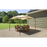Shelterlogic Pacifica Gazebo Canopy Charcoal Frame And Marzipan Tan Cover 10 x 10 Ft.