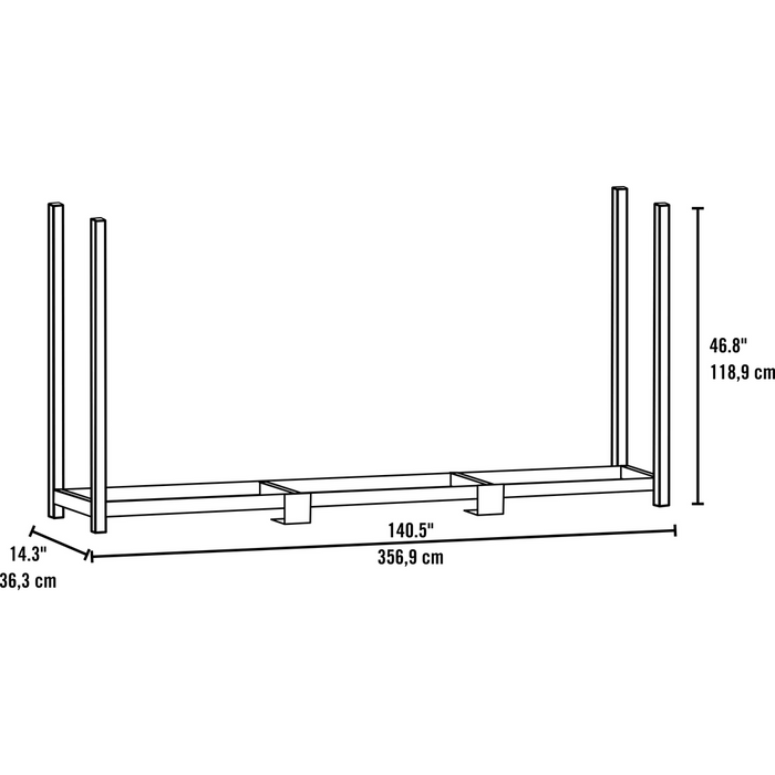 Shelterlogic Ultra Duty Firewood Rack