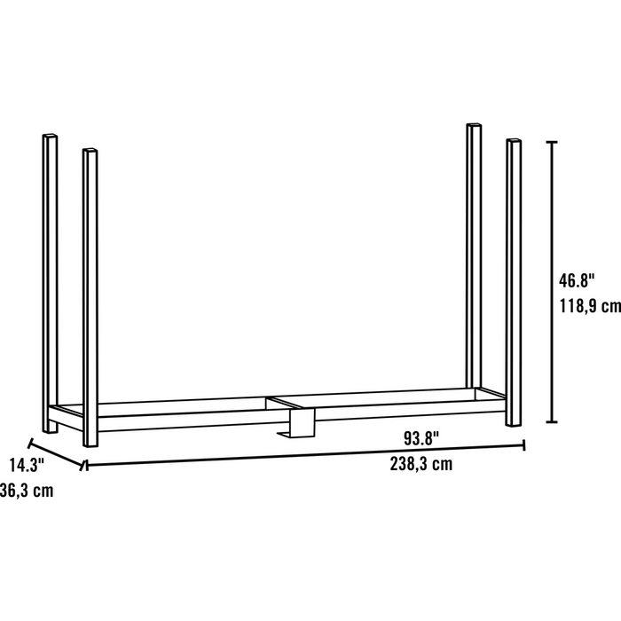 Shelterlogic Ultra Duty Firewood Rack